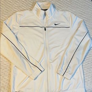 White Nike Zip-up in great condition